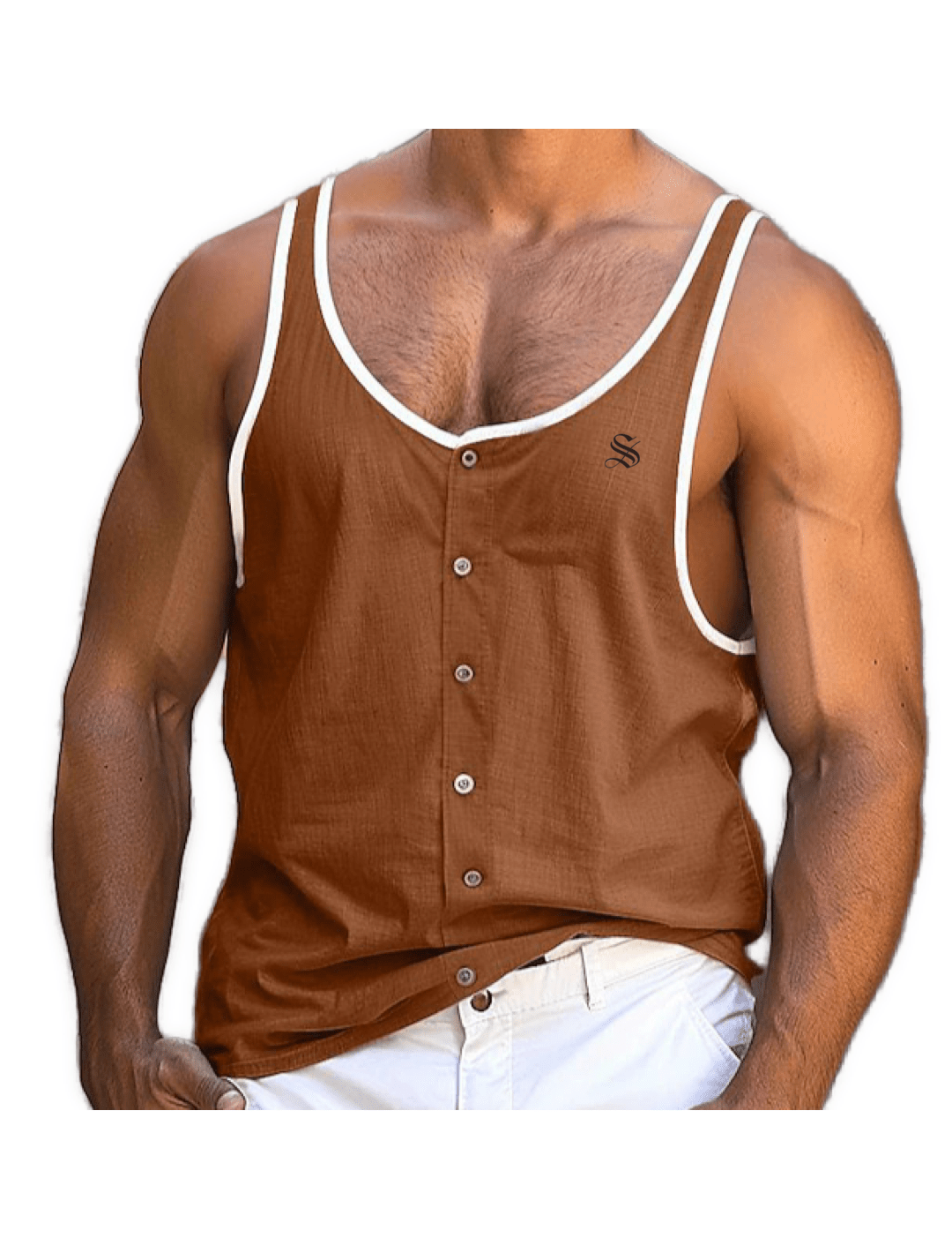 4KGato - Tank Top for Men - Sarman Fashion - Wholesale Clothing Fashion Brand for Men from Canada