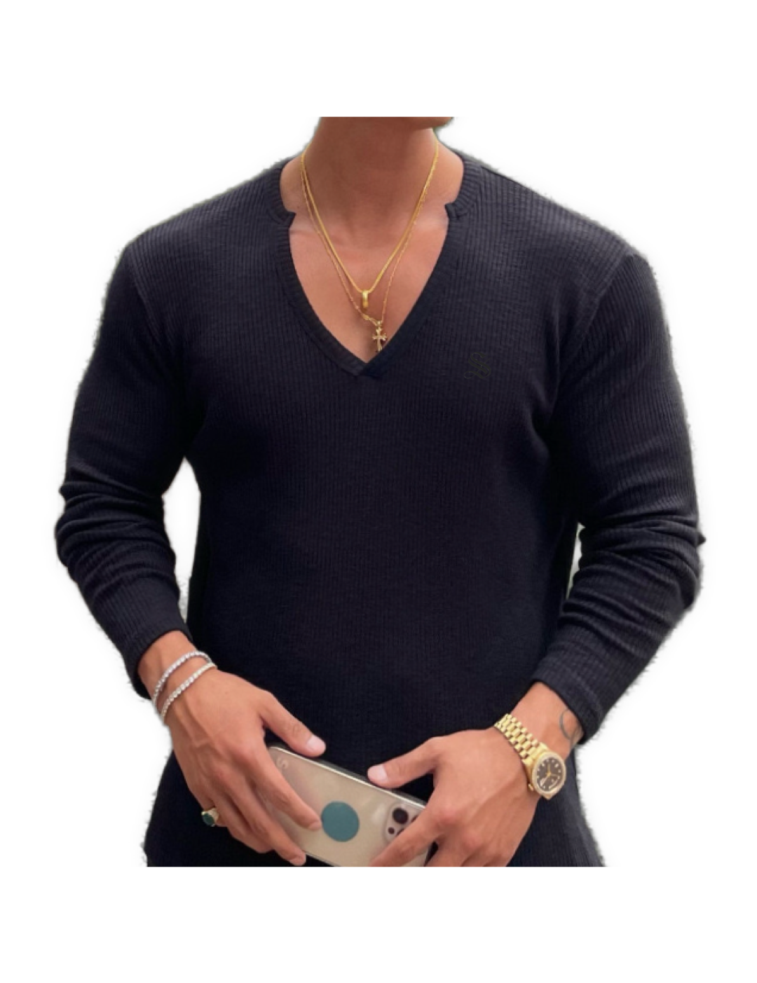 BlackList 2 - V-Neck Shirt for Men