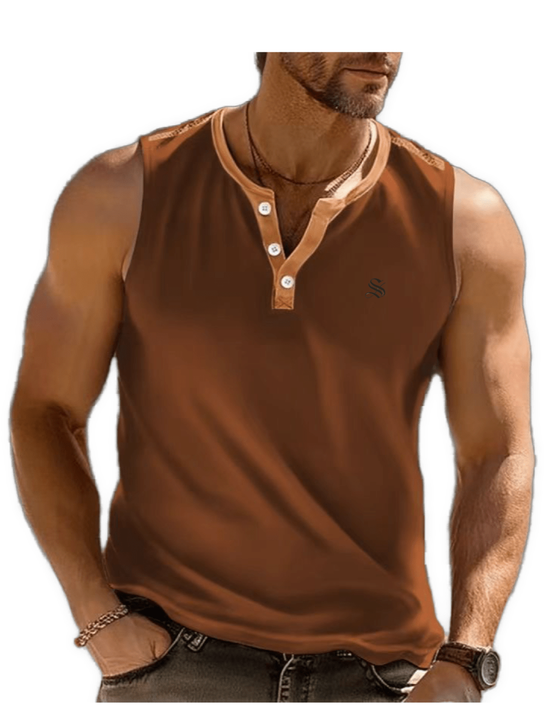 8KGato - Tank Top for Men - Sarman Fashion - Wholesale Clothing Fashion Brand for Men from Canada