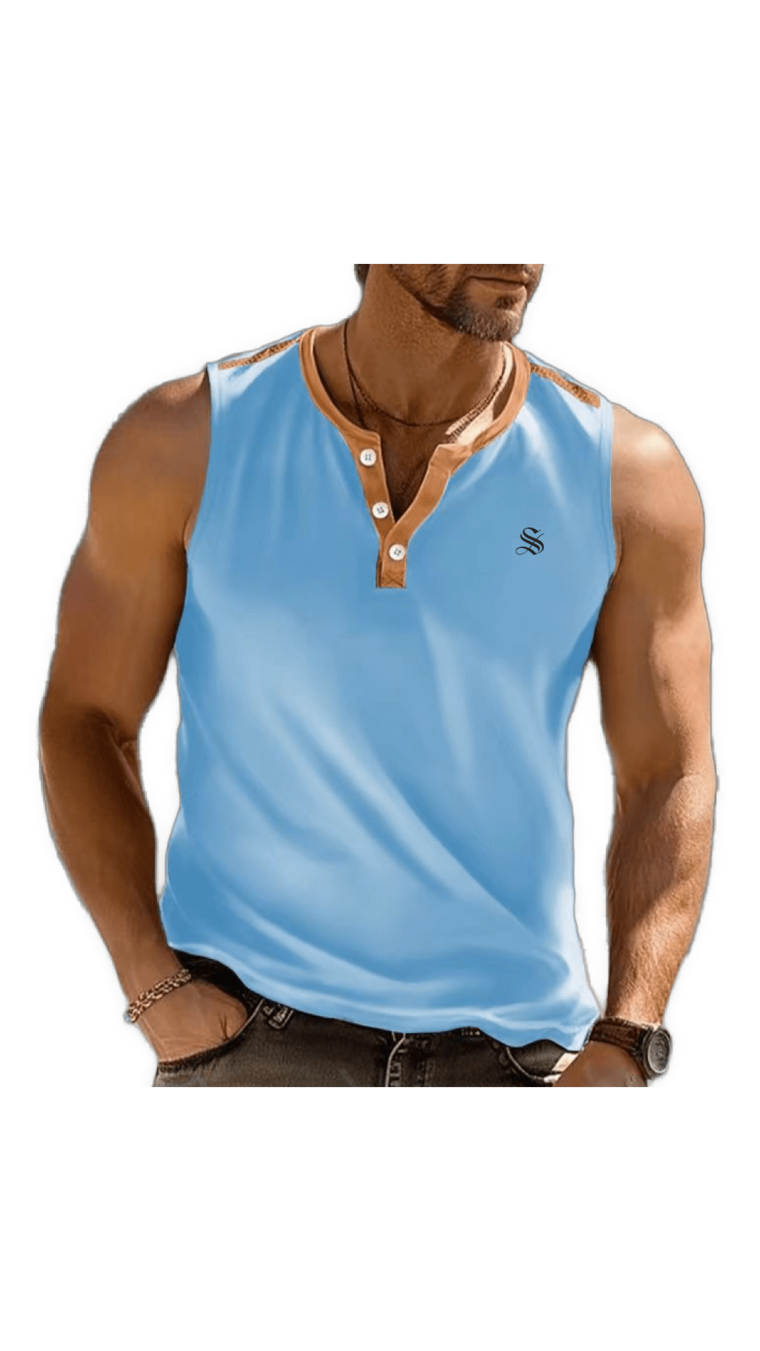 8KGato - Tank Top for Men - Sarman Fashion - Wholesale Clothing Fashion Brand for Men from Canada