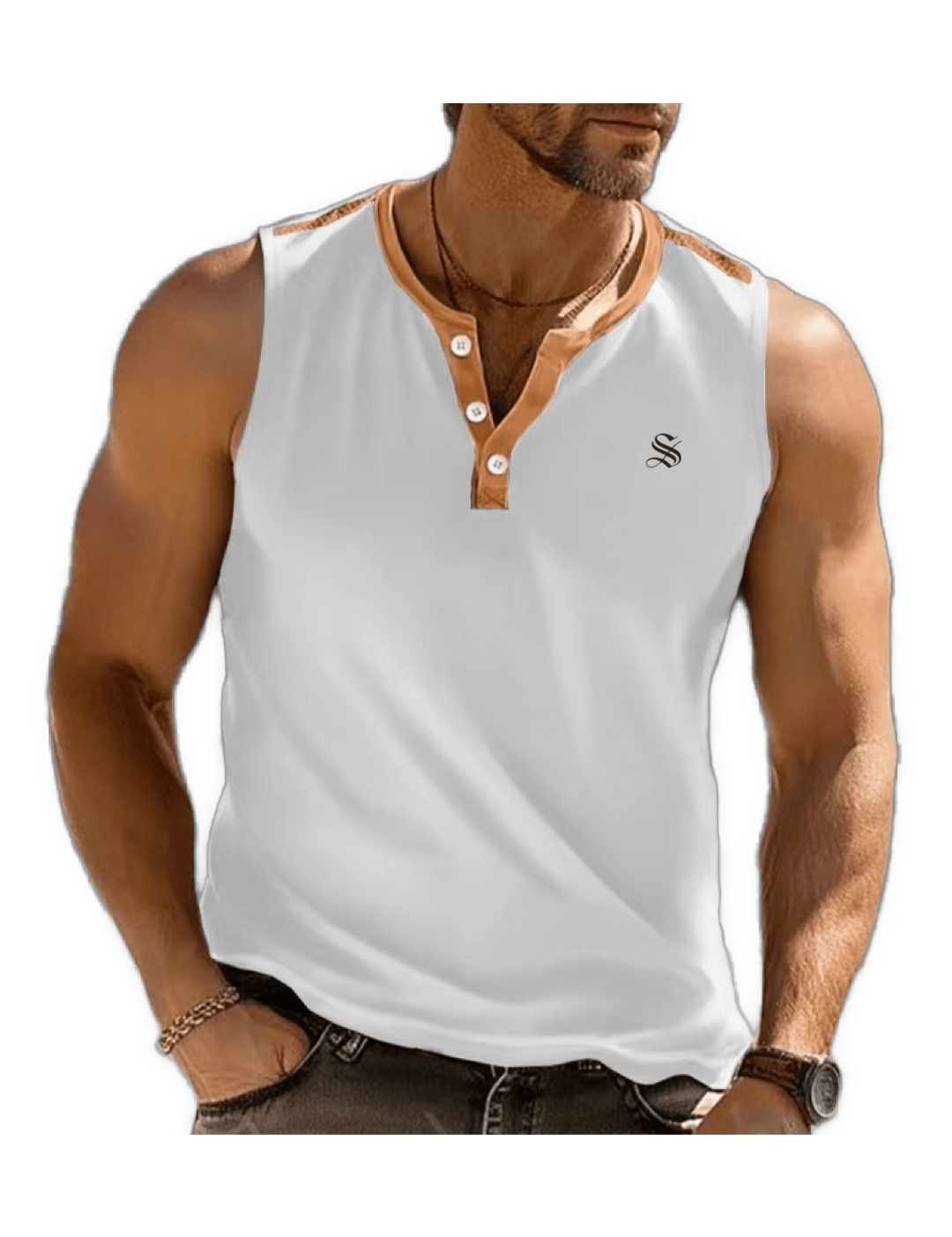 8KGato - Tank Top for Men - Sarman Fashion - Wholesale Clothing Fashion Brand for Men from Canada