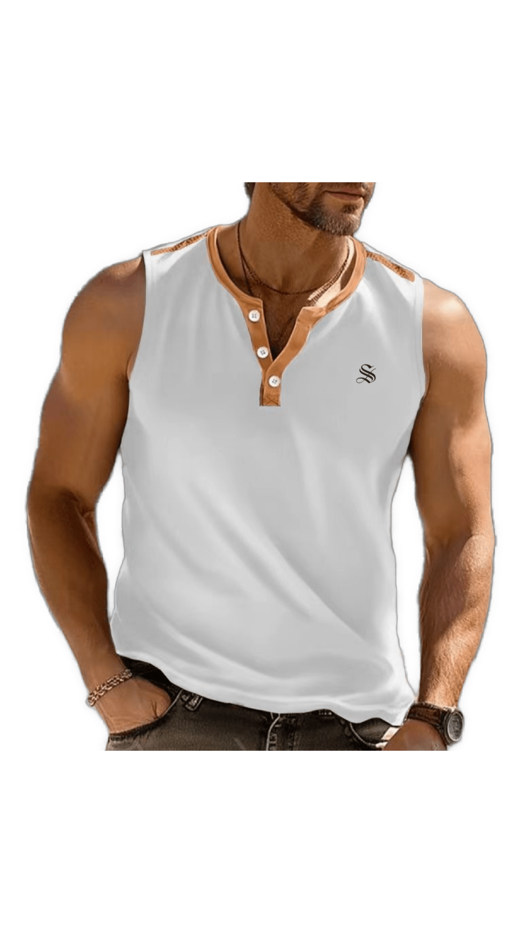 8KGato - Tank Top for Men - Sarman Fashion - Wholesale Clothing Fashion Brand for Men from Canada