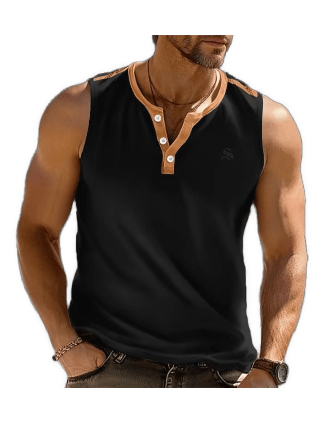 8KGato - Tank Top for Men - Sarman Fashion - Wholesale Clothing Fashion Brand for Men from Canada