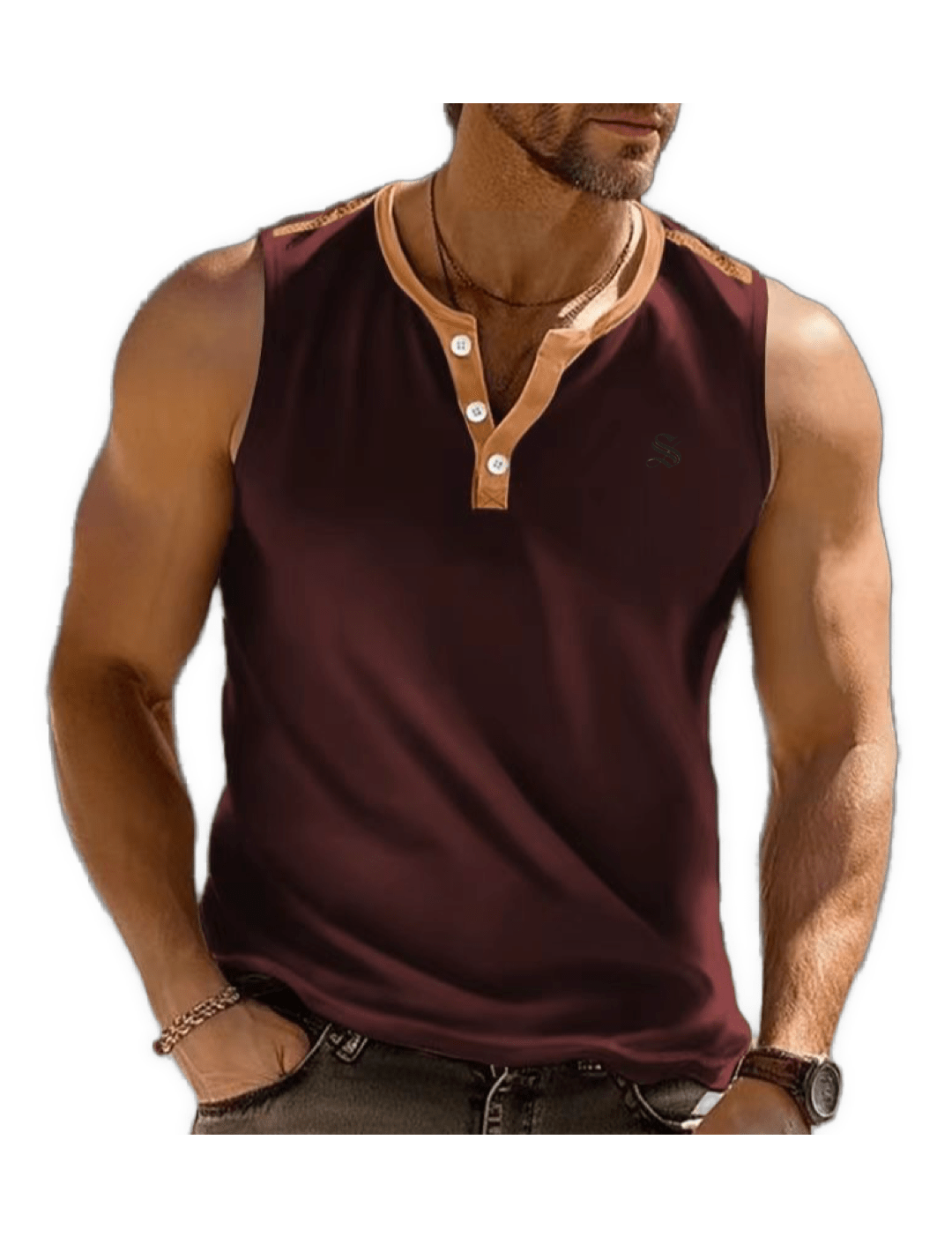 8KGato - Tank Top for Men - Sarman Fashion - Wholesale Clothing Fashion Brand for Men from Canada