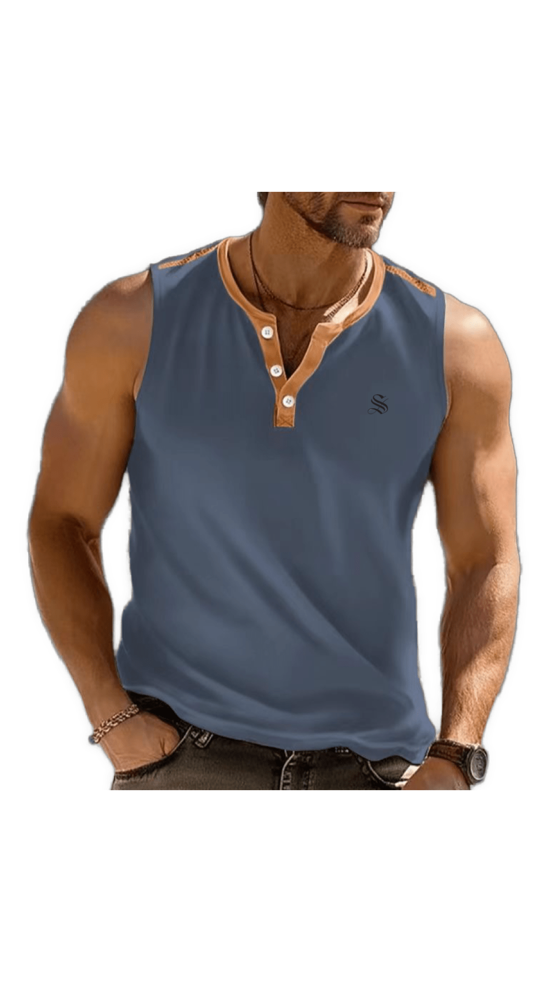 8KGato - Tank Top for Men - Sarman Fashion - Wholesale Clothing Fashion Brand for Men from Canada