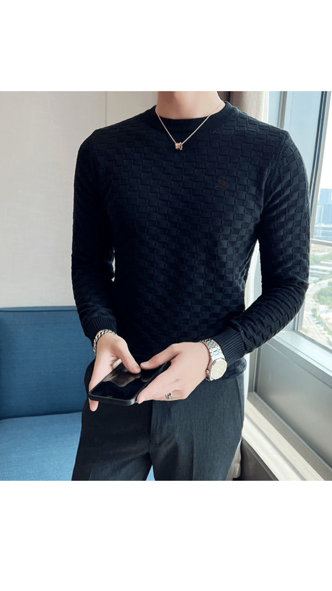9 Trikes - Long Sleeve Shirt for Men - Sarman Fashion - Wholesale Clothing Fashion Brand for Men from Canada