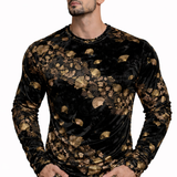 SaeRoz 30 - Velvet Long Sleeves Shirt for Men