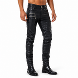 Luodria 3 - Pu Leather Joggers for Men