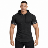 Wuzunami 28 - Hood T-shirt With Straps for Men
