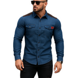 Cowboy #5a - Long Sleeves Shirt for Men