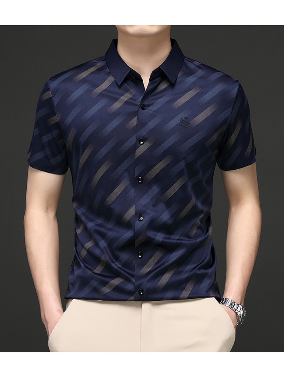 ISF -  Short Sleeves Shirt for Men