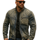 DNKL - Long Sleeve Jeans Jacket for Men