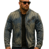 BFYT - Long Sleeve Jeans Jacket for Men