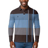 Rainblow - Long Sleeves Polo Shirt for Men