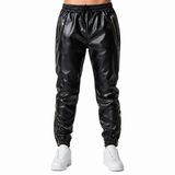 ZIMA - Pu Leather Joggers for Men