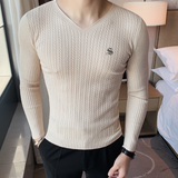 Blumio 2 - V-Neck Long Sleeve Shirt for Men