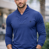 MGTU - Long Sleeve High Neck Shirt for Men