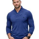 MGTU - Long Sleeve High Neck Shirt for Men