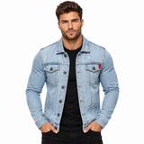 LUMB - Long Sleeve Jeans Jacket for Men