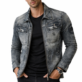 KATM - Long Sleeve Jeans Jacket for Men