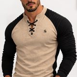 Ruzirka 2 - V-Neck Long Sleeve Shirt for Men