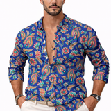 Naraw - Long V-Neck Shirt for Men