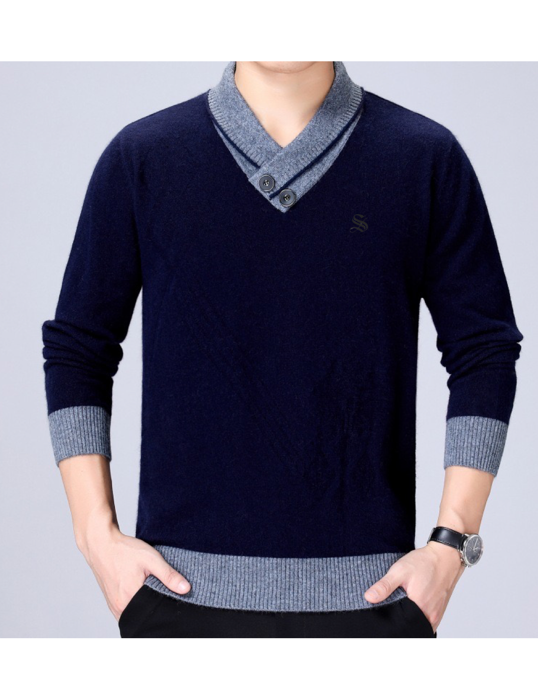 ALuxim 2 - Long Sleeves sweater for Men