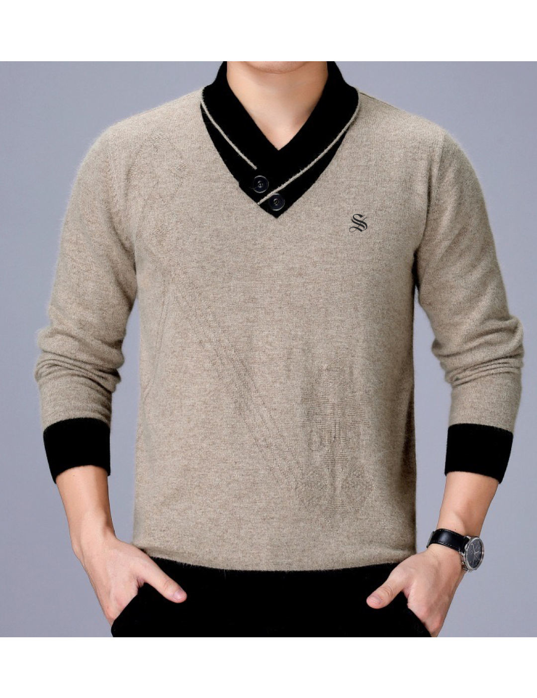 ALuxim 2 - Long Sleeves sweater for Men