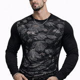 SaeRoz 52 - Velvet Long Sleeves Shirt for Men