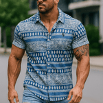 ABGU - Short Sleeves Shirt for Men - Sarman Fashion - Wholesale Clothing Fashion Brand for Men from Canada