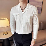 Abiz 2 - Long Sleeves Shirt for Men - Sarman Fashion - Wholesale Clothing Fashion Brand for Men from Canada