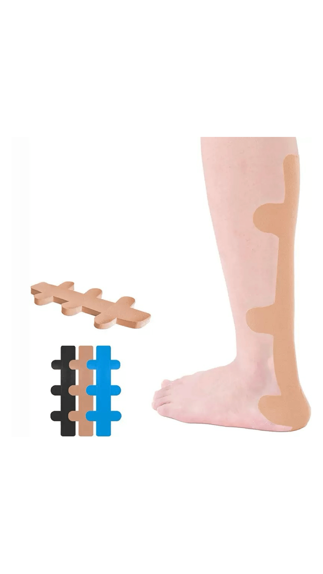 Achilles Tendon Support Kinesiology Tape – Pre - Cut Elastic Sports Patch for Running, Gym & Recovery - Sarman Fashion - Wholesale Clothing Fashion Brand for Men from Canada