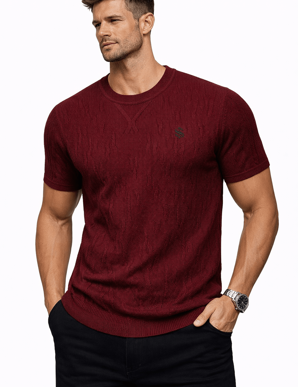 Aema - T-Shirt for Men - Sarman Fashion - Wholesale Clothing Fashion Brand for Men from Canada