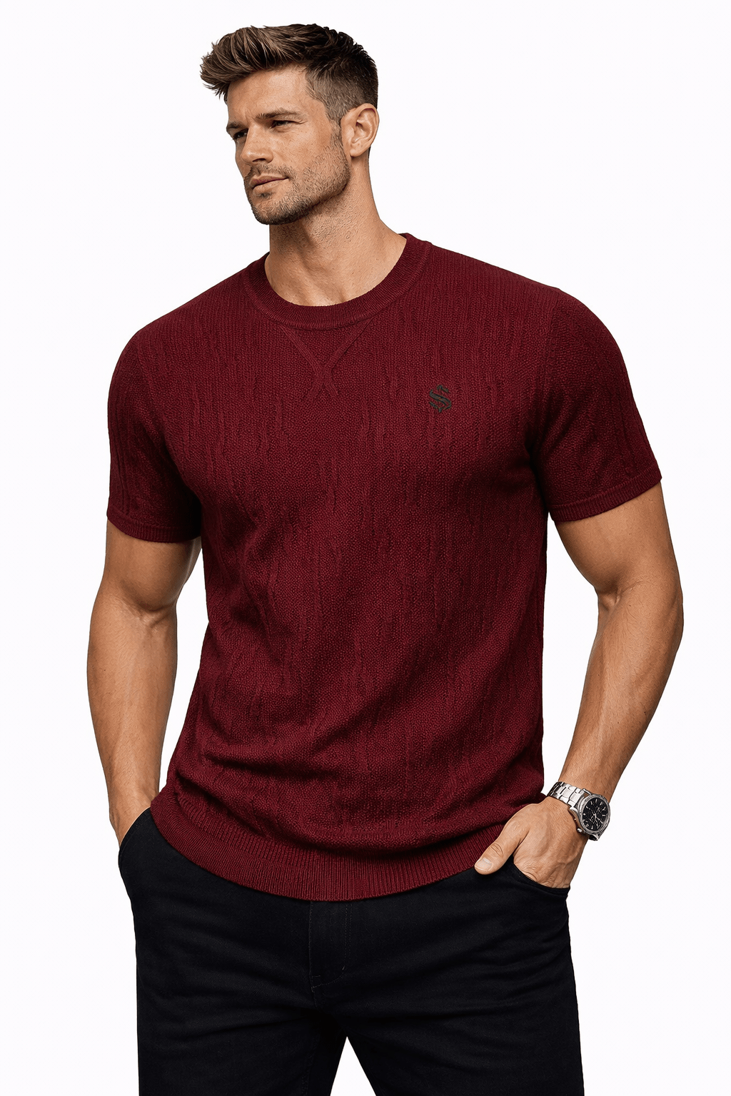 Aema - T-Shirt for Men - Sarman Fashion - Wholesale Clothing Fashion Brand for Men from Canada
