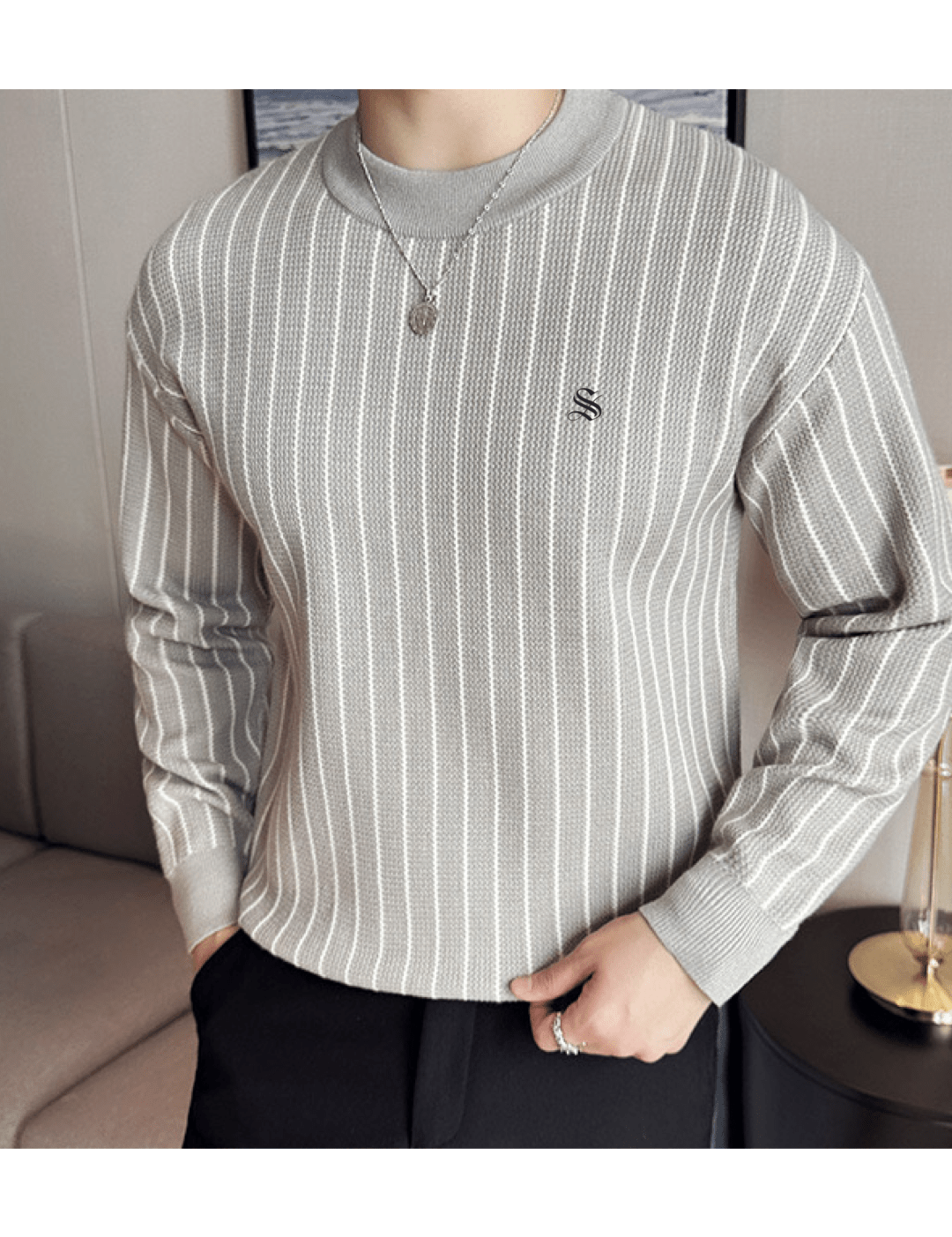 AFLJHS 11 - Sweater for Men - Sarman Fashion - Wholesale Clothing Fashion Brand for Men from Canada