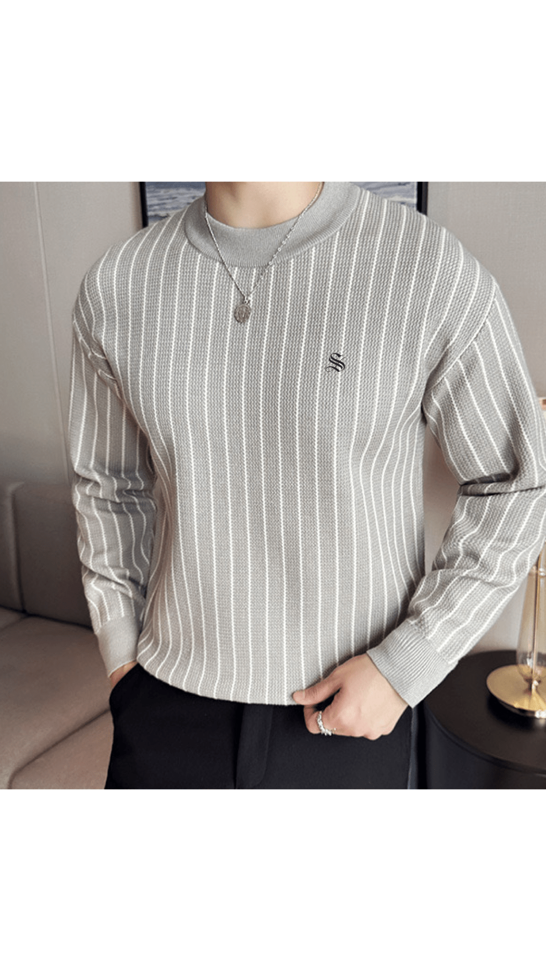 AFLJHS 11 - Sweater for Men - Sarman Fashion - Wholesale Clothing Fashion Brand for Men from Canada