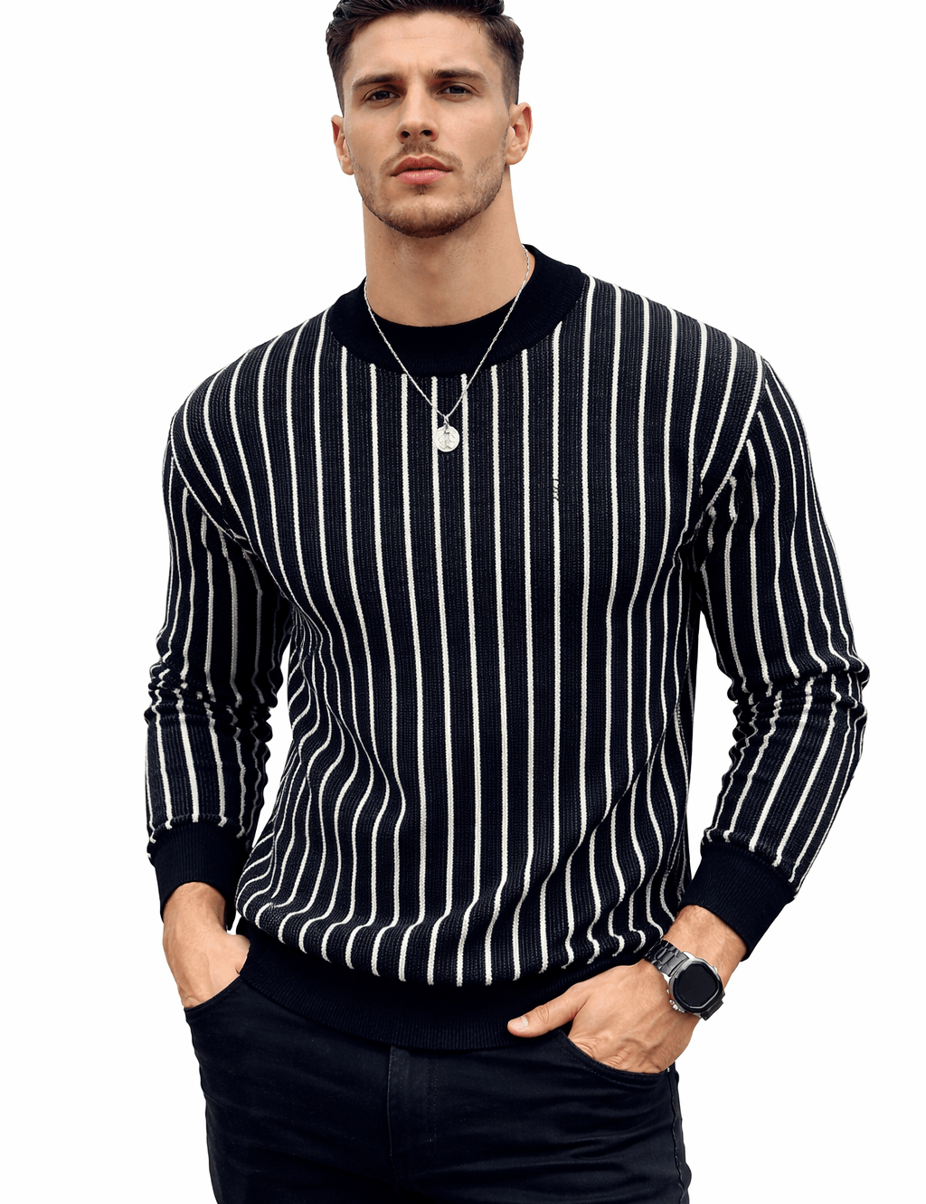 AFLJHS 11 - Sweater for Men - Sarman Fashion - Wholesale Clothing Fashion Brand for Men from Canada