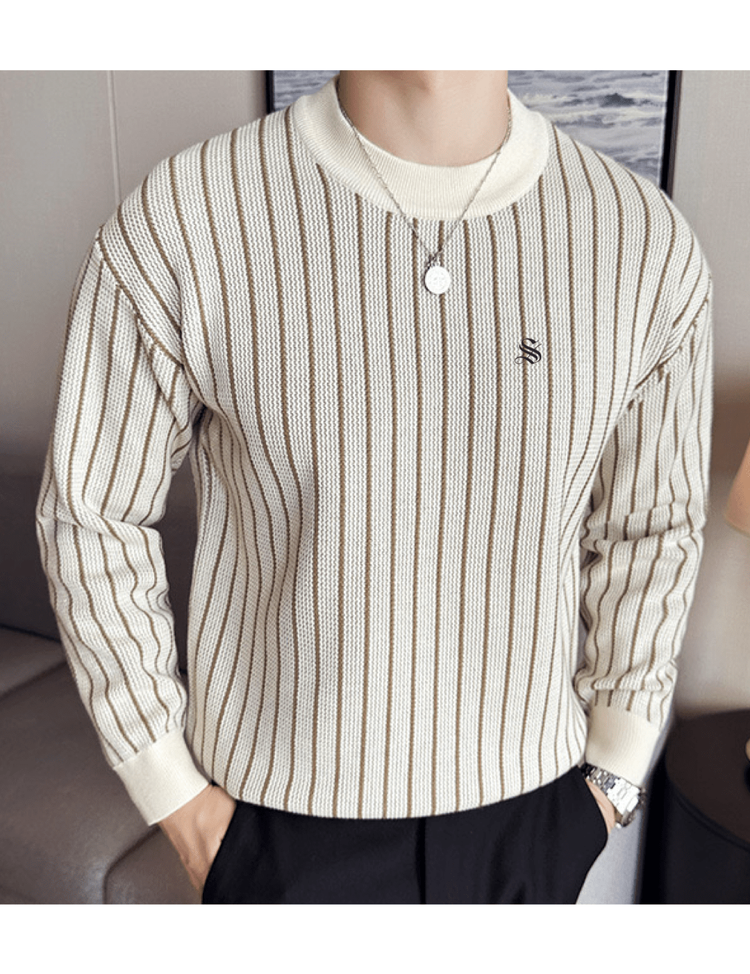AFLJHS 11 - Sweater for Men - Sarman Fashion - Wholesale Clothing Fashion Brand for Men from Canada