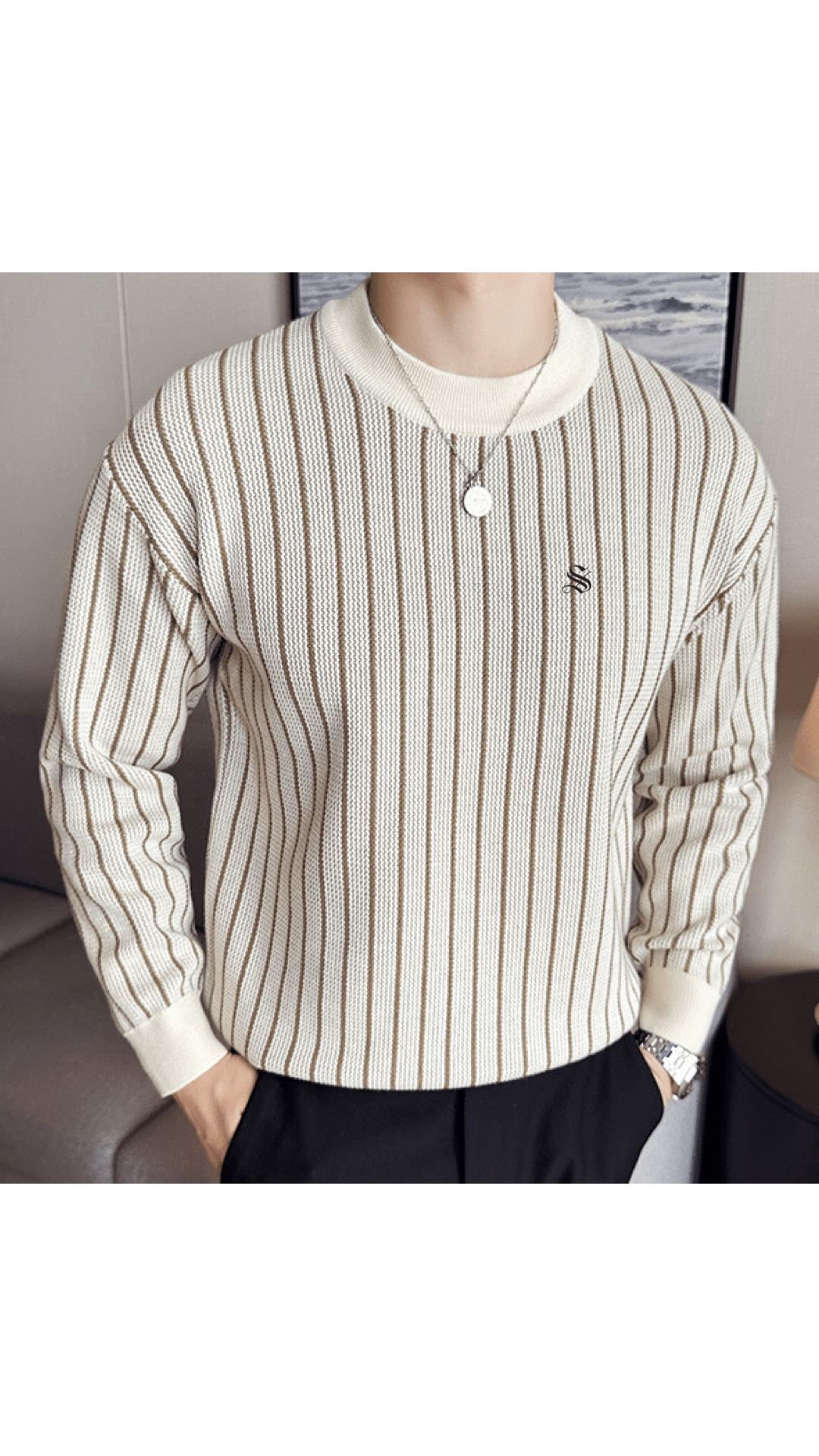 AFLJHS 11 - Sweater for Men - Sarman Fashion - Wholesale Clothing Fashion Brand for Men from Canada
