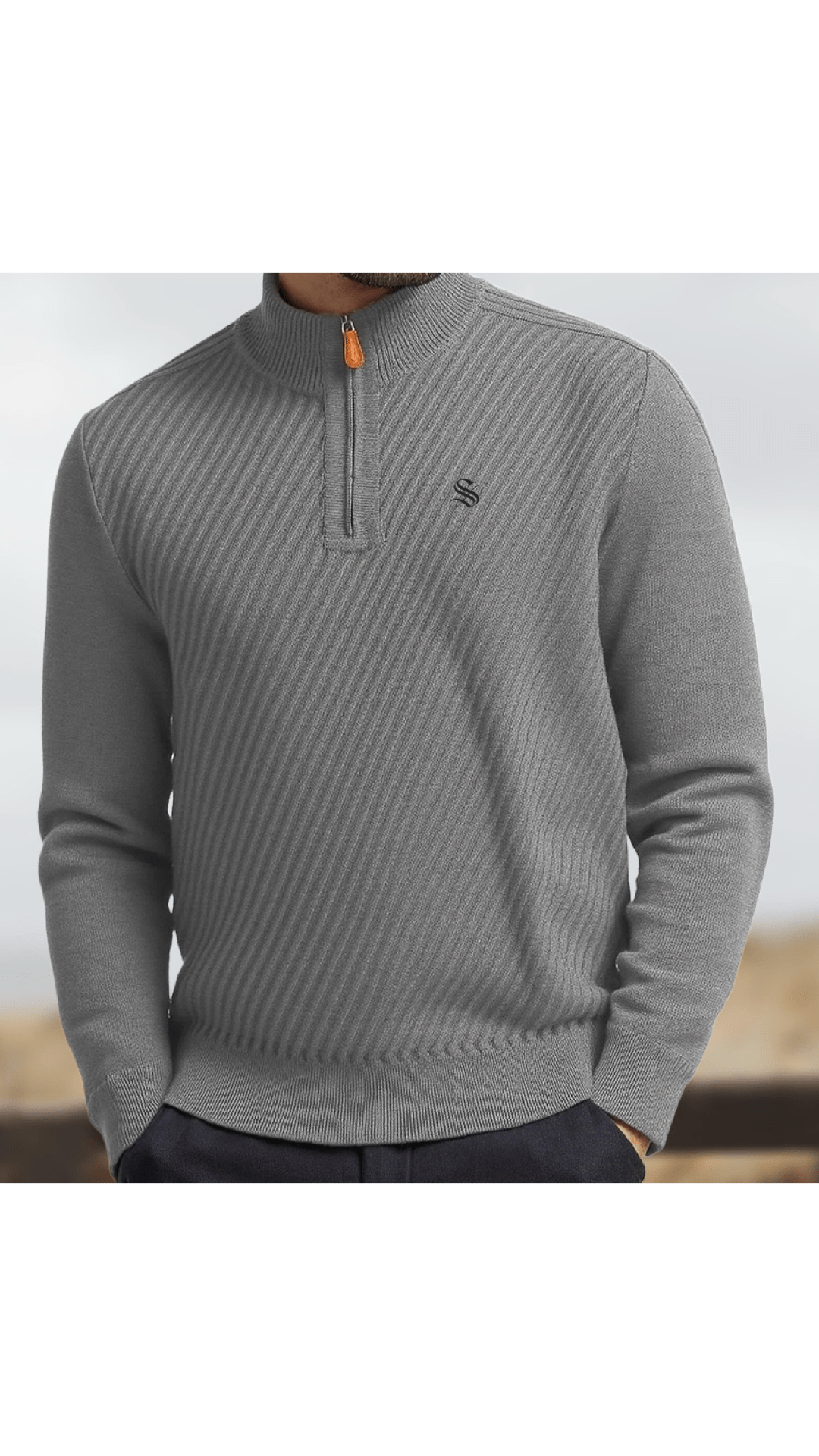 AFLJHS 4 - Sweater for Men - Sarman Fashion - Wholesale Clothing Fashion Brand for Men from Canada