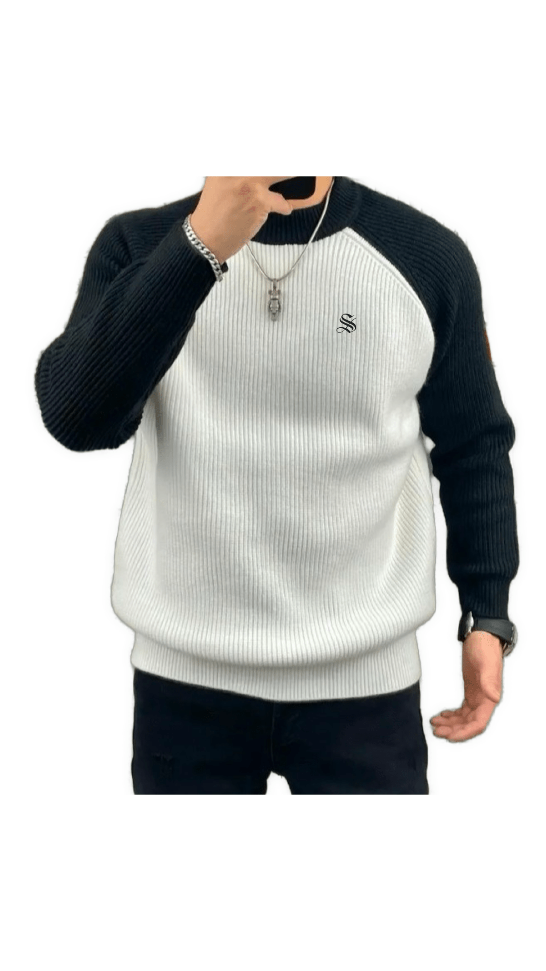 AFLJHS - Sweater for Men - Sarman Fashion - Wholesale Clothing Fashion Brand for Men from Canada
