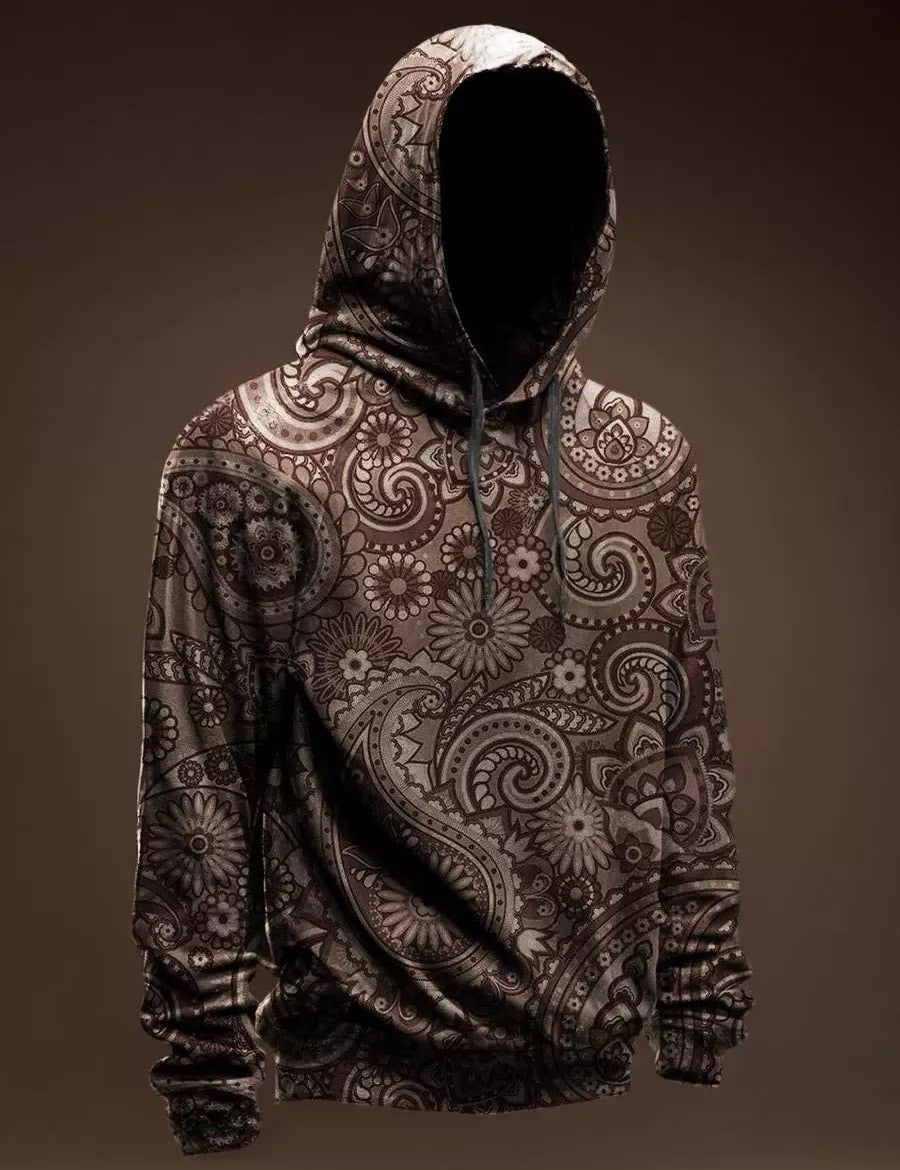 AGAZA 2 - Velvet Hoodie for Men - Sarman Fashion - Wholesale Clothing Fashion Brand for Men from Canada