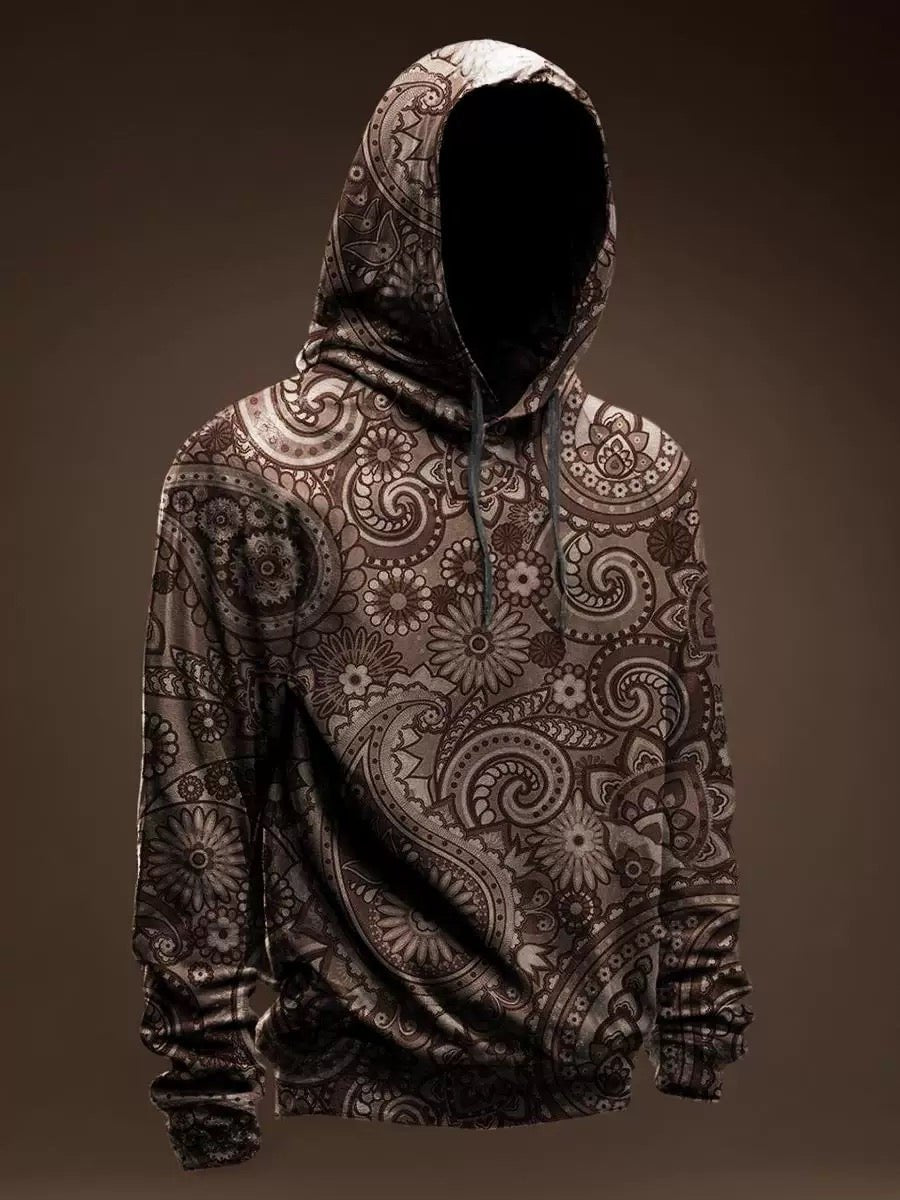 AGAZA 2 - Velvet Hoodie for Men - Sarman Fashion - Wholesale Clothing Fashion Brand for Men from Canada