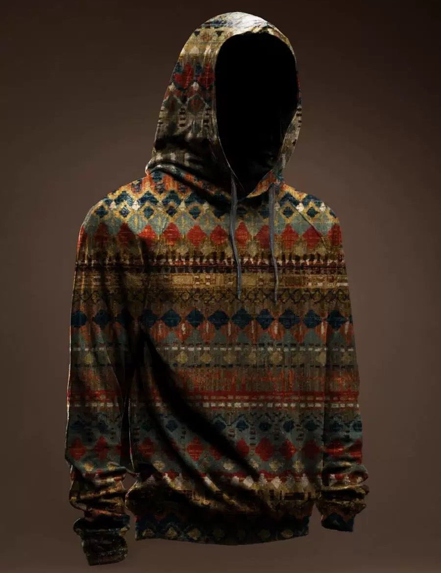 AGAZA 2 - Velvet Hoodie for Men - Sarman Fashion - Wholesale Clothing Fashion Brand for Men from Canada