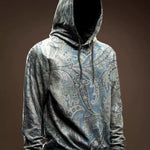 AGAZA 2 - Velvet Hoodie for Men - Sarman Fashion - Wholesale Clothing Fashion Brand for Men from Canada