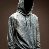 AGAZA 2 - Velvet Hoodie for Men - Sarman Fashion - Wholesale Clothing Fashion Brand for Men from Canada
