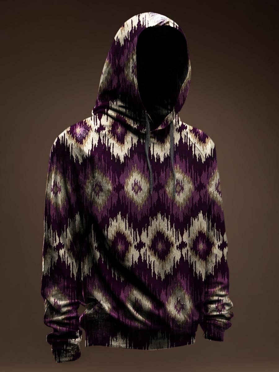 AGAZA 3 - Velvet Hoodie for Men - Sarman Fashion - Wholesale Clothing Fashion Brand for Men from Canada