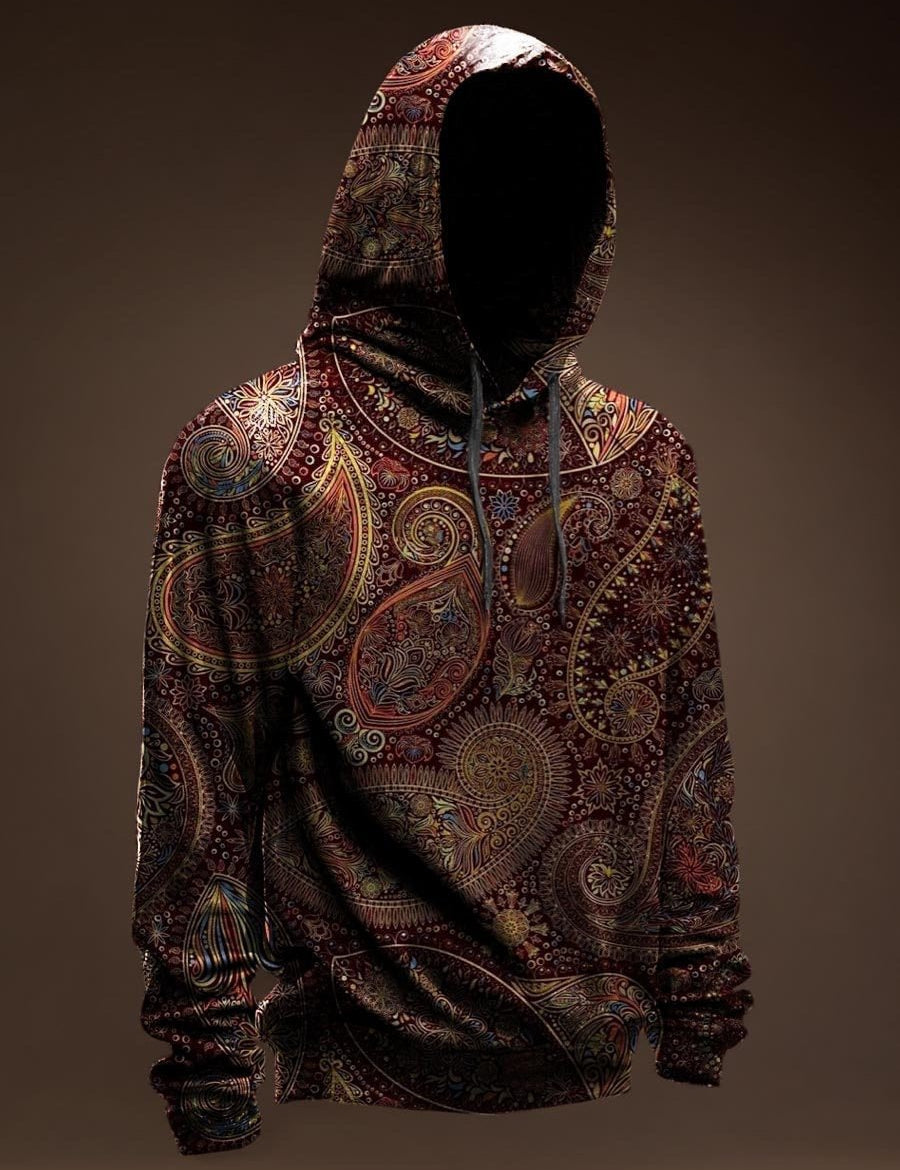 AGAZA 3 - Velvet Hoodie for Men - Sarman Fashion - Wholesale Clothing Fashion Brand for Men from Canada