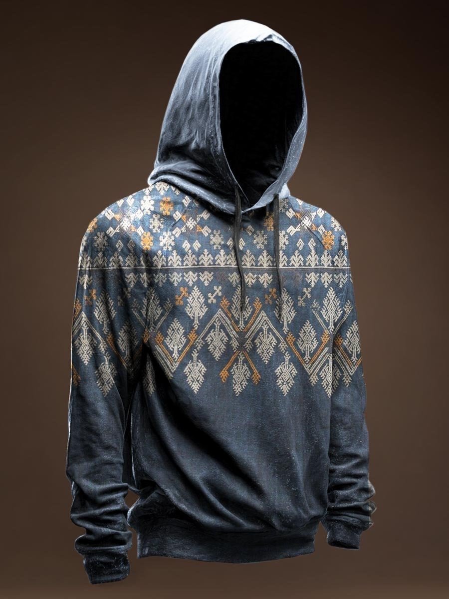 AGAZA 3 - Velvet Hoodie for Men - Sarman Fashion - Wholesale Clothing Fashion Brand for Men from Canada
