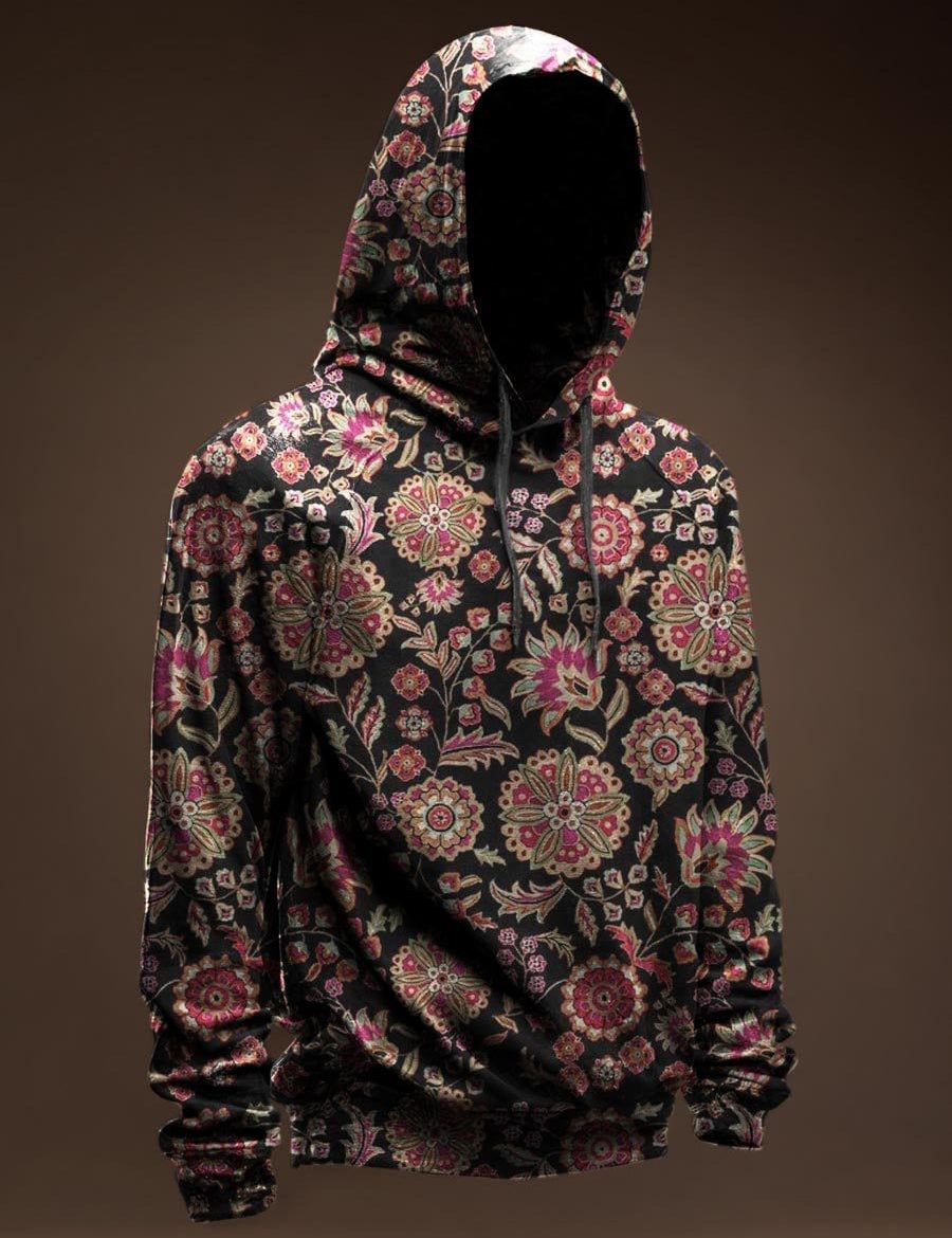 AGAZA 3 - Velvet Hoodie for Men - Sarman Fashion - Wholesale Clothing Fashion Brand for Men from Canada